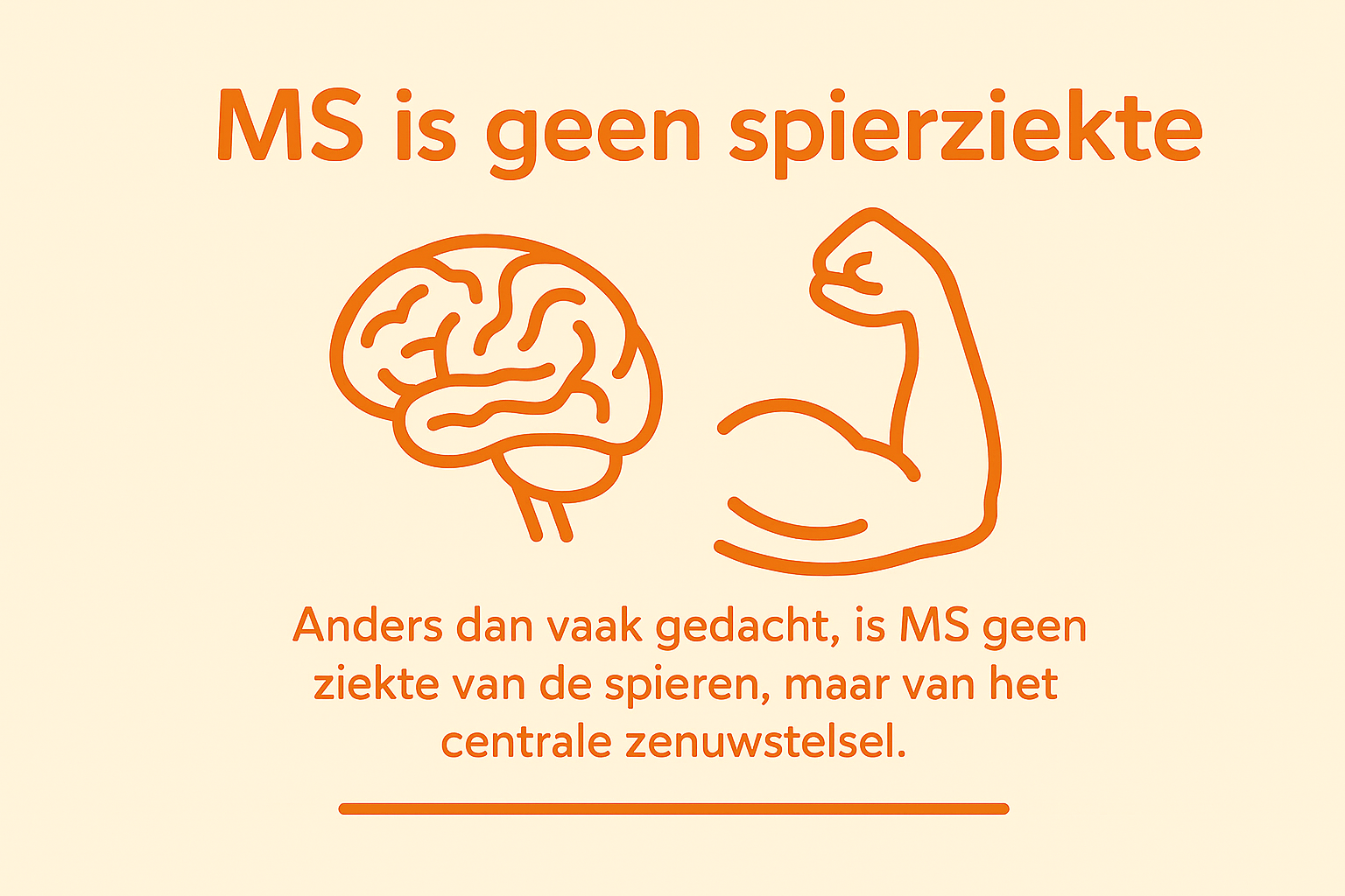 Waarom MS géén spierziekte is – maar wel vaak zo wordt gezien